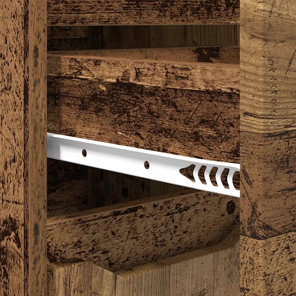 Mobile da Bagno | Armadio da bagno con cassetto Legno vecchio 30,5 x 30 x 101 cm