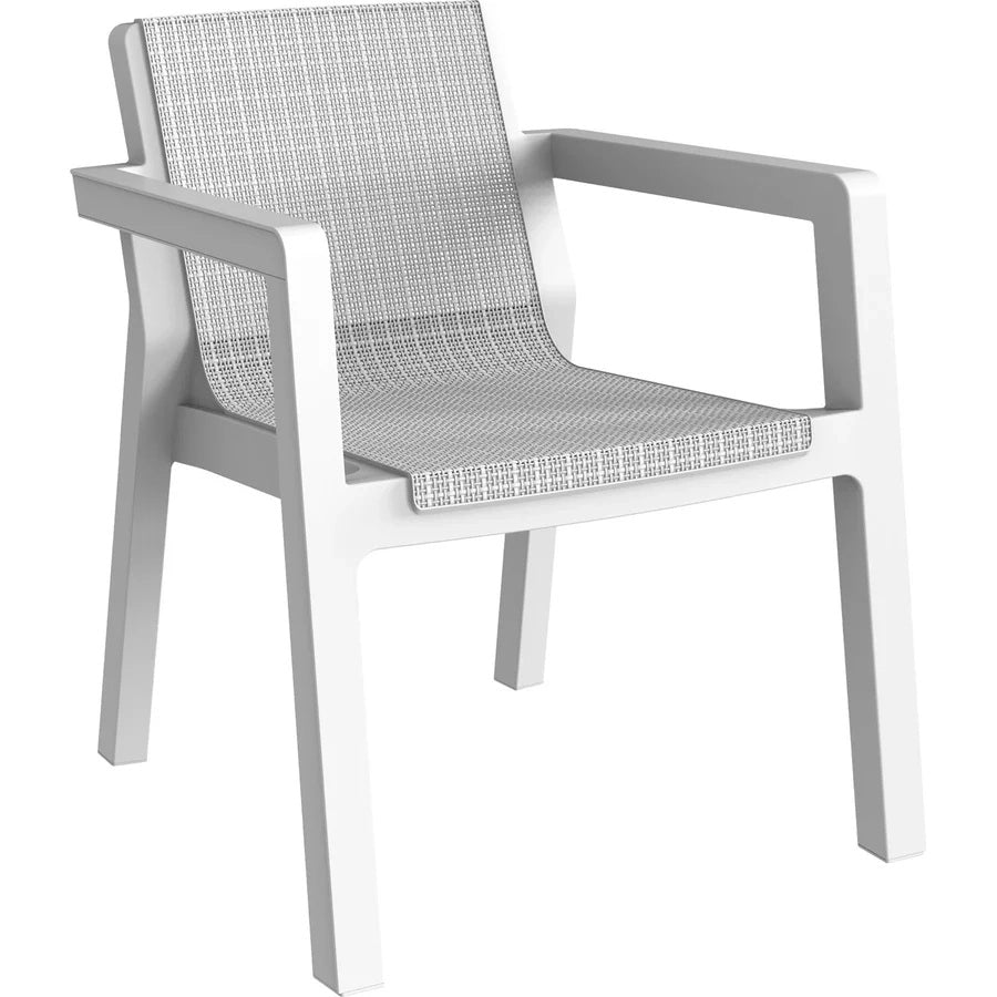Toomax SET SALOTTO RIVIERA BIANCO LATTE CON DIVANO