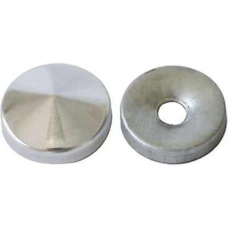 BORCHIA COPRIVITE BOMBATA 16 mm - Ottone nichelato - 200 pezzi