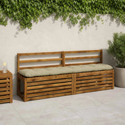Cuscini per Panchina VIANEN 2 pz 100% Poliestere Verde chiaro 953233