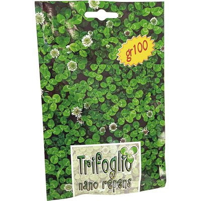 SEME PRATO TRIFOGLIO REPENS NANO - GR 100- 3 pezzi