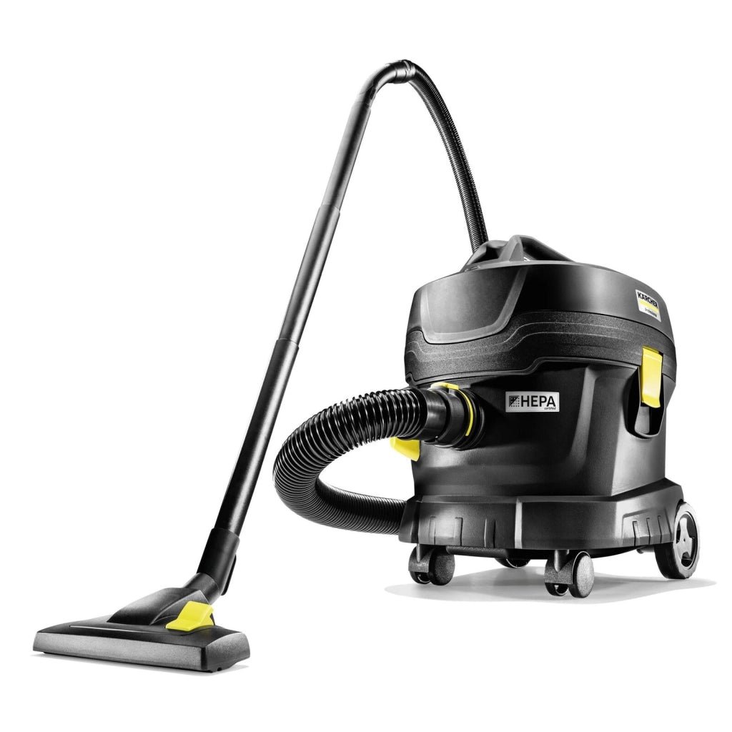 Kärcher T111CLASSICHEPA Aspirapolvere a Cilindro con Sacco HEPA 14 11 L 850 W 61 dB colore Nero Giallo