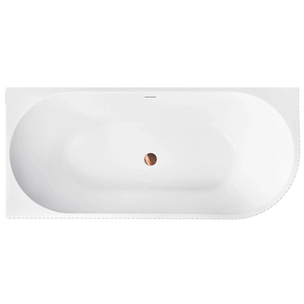 Vasca Bagno Wenus Sinistra 170cm Copritappo bianco