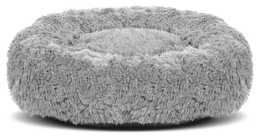 Cuscino per cani AIO FACTORY Shaggy Bed grigio chiaro da 50 cm