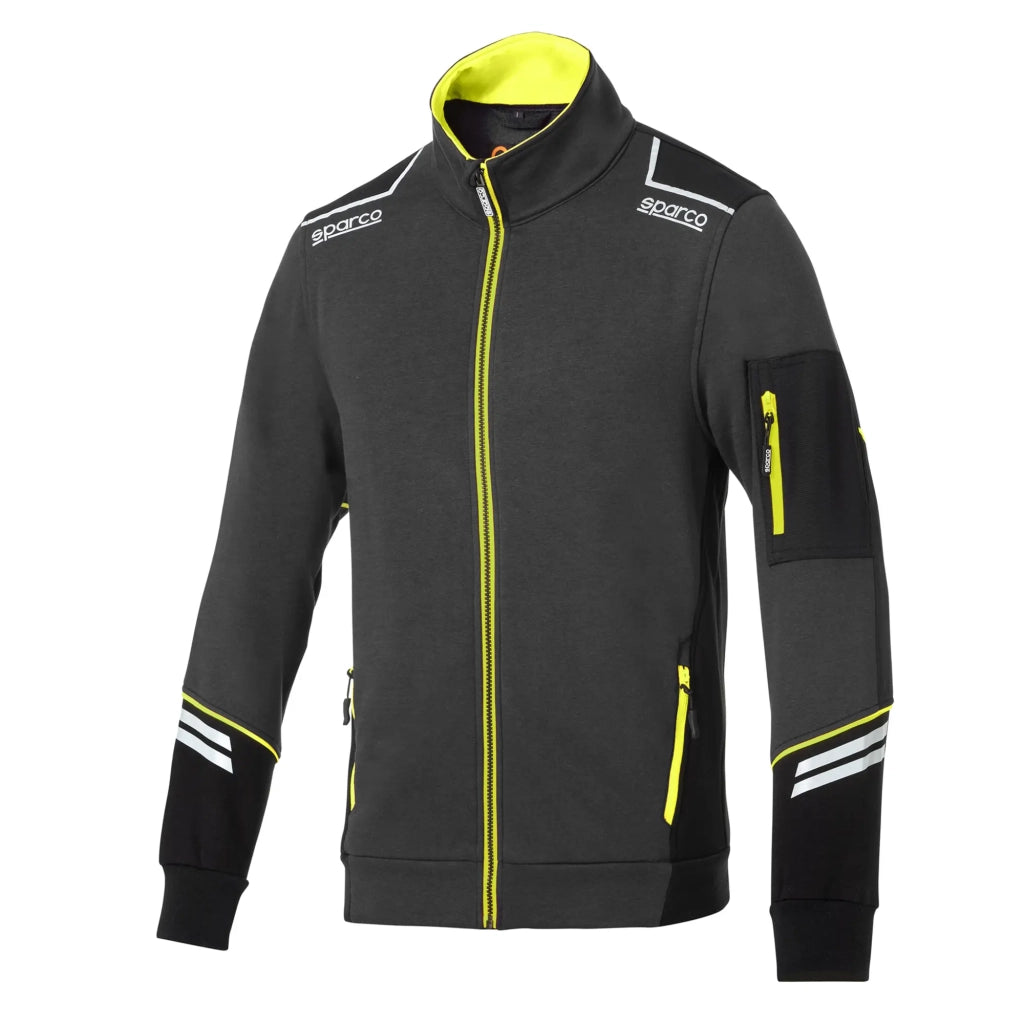 FELPA DA LAVORO ALABAMA- - tg.XXL - grigio giallo - 1 pezzi SPARCO