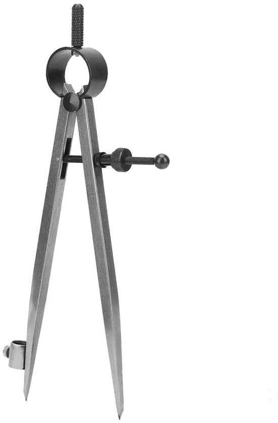 Compasso per disegno rotante e regolabile 150 mm - espansione a vela - attrezzatura per hobby - manufatti - precisione - ideale per disegno - compasso 

(semplice compasso)