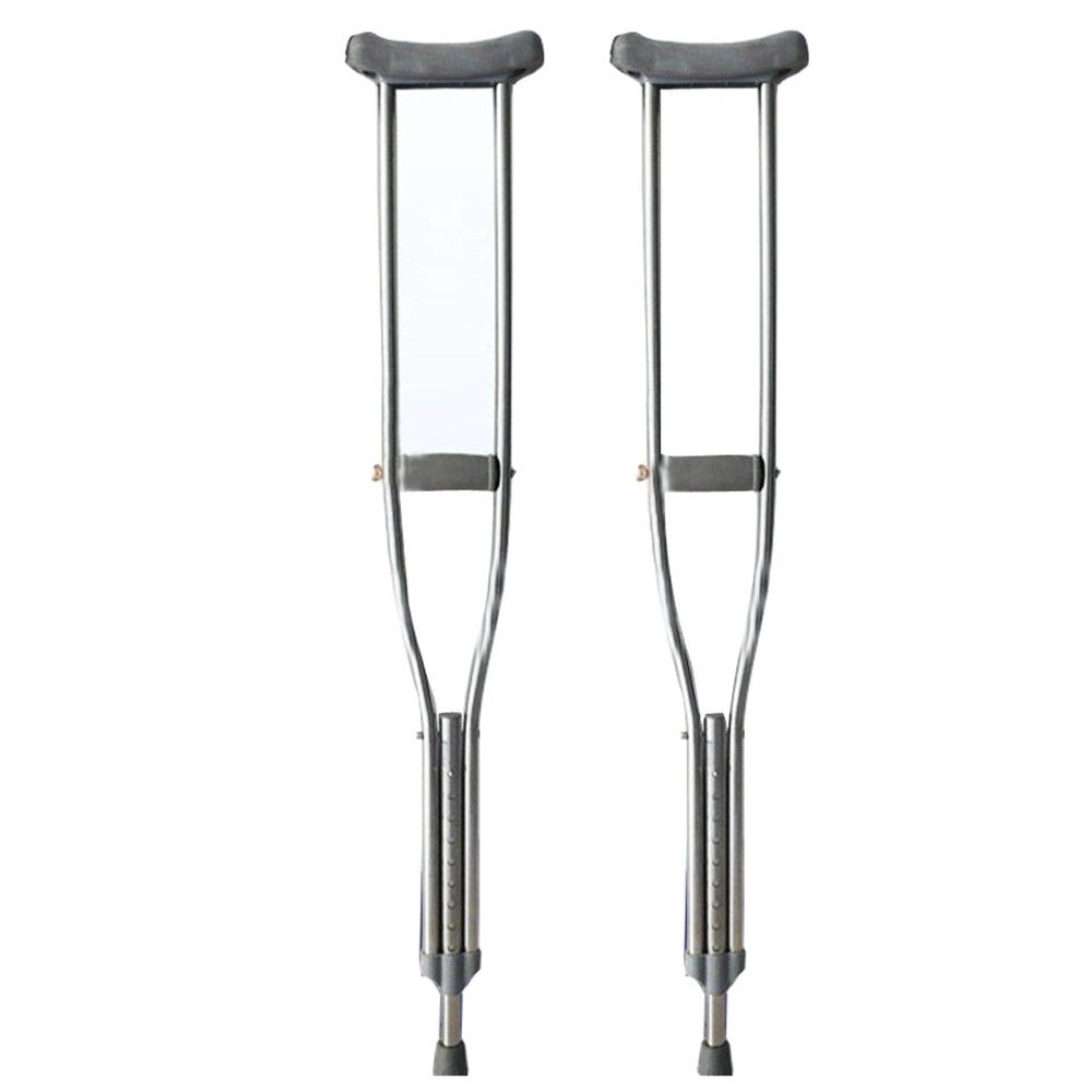 Trade Shop - Coppia Stampelle Sottobraccio Stampella In Alluminio Regolabile Lega Leggera -