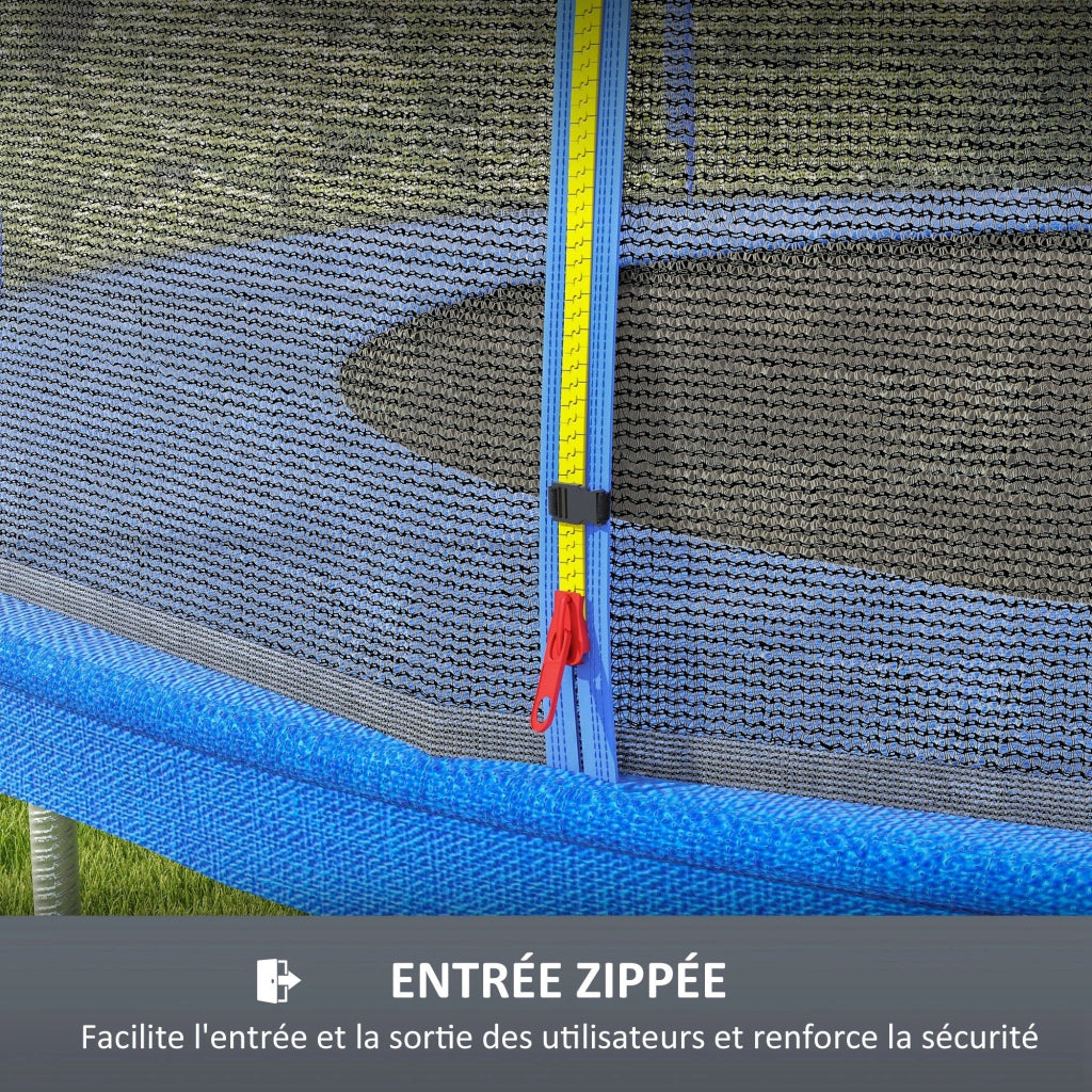 Rete di Sicurezza per Trampolino ¨C zephmum ¨C 366 cm Diametro, 8 Montanti