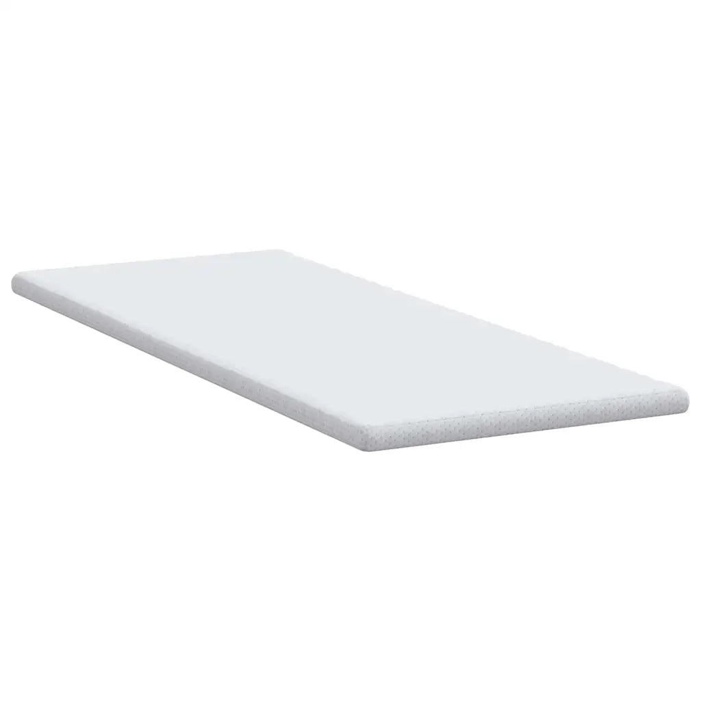 Topper per materasso Bianco 80 x 200 cm Tessuto Jacquard 4106177