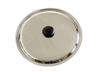 COPERCHIO ACCIAIO INOX- - ø cm 24 - 4 pezzi
