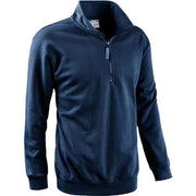 FELPA CON ZIP CORTA BLU Tg. M
