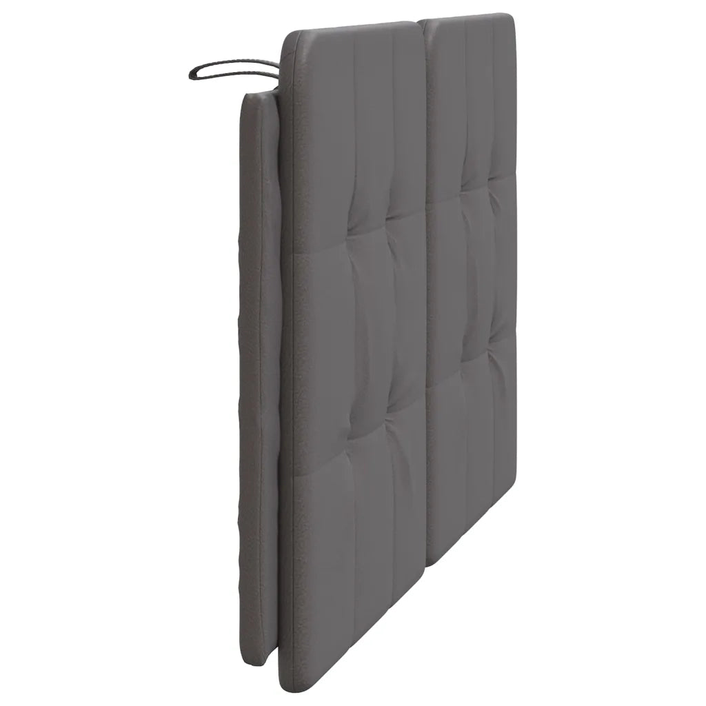 Cuscino Testiera Zadar Grigio 140 cm in Similpelle 374862