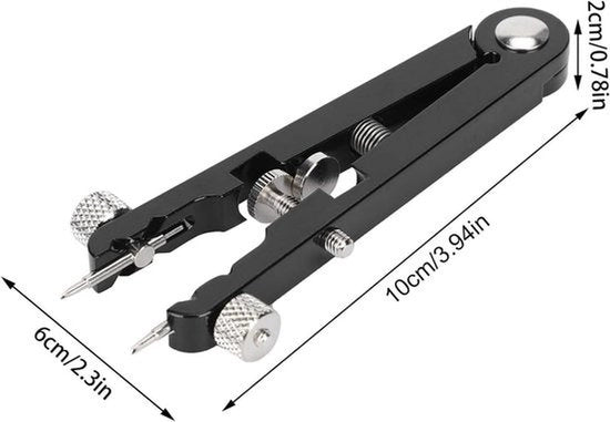Strumento per rimuovere orologio - punterello a molla - levatrice per orologio - strumento per regolare la cintura - estensore standard per rimuovere la cintura - set di pinze di ricambio - Adatto per colore o modello.
