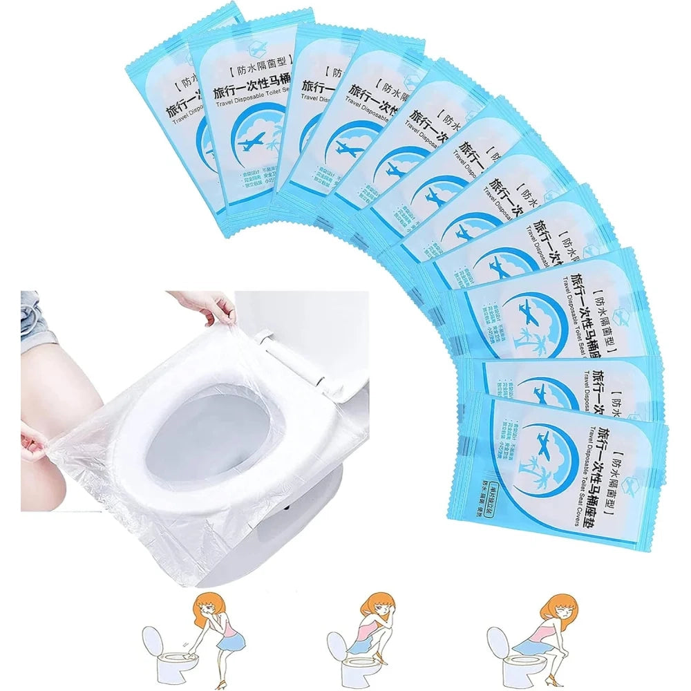 Lideye sedile del water monouso,50 copriwater impermeabili e ant