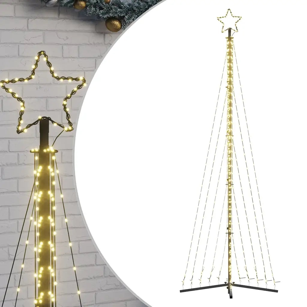 Albero di Natale a LED 495 LED Bianco Caldo 300,5 cm 4016436