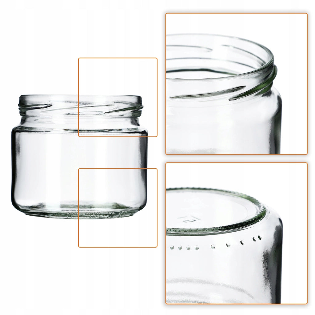 KADAX Sonka vasetti 330ml 50pz 82mm + coperchio "Api".