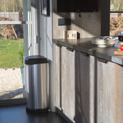 Aria 40L con Pulsante - Argento Metallico