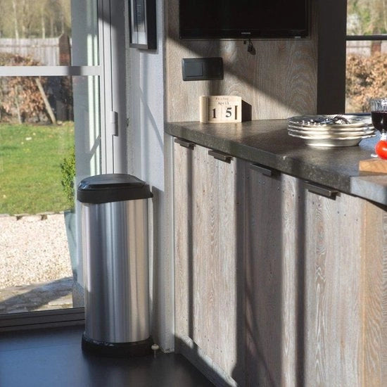 Aria 40L con Pulsante - Argento Metallico