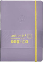 Agenda A5 con elastico - a righe - 80 pagine - blu e giallo