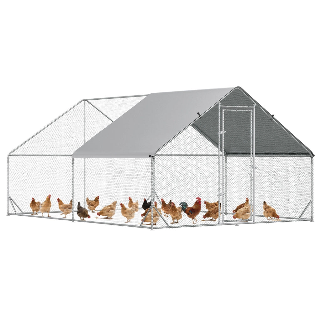 Pollaio da Giardino ¨C Minimal ¨C Argento 3x4x2 m