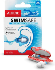 Orecchini da nuoto SwimSafe, Orecchini acqua per sport acquatici, Mantengono l'acqua fuori, Materiale ipoallergenico confortevole, Riciclabili