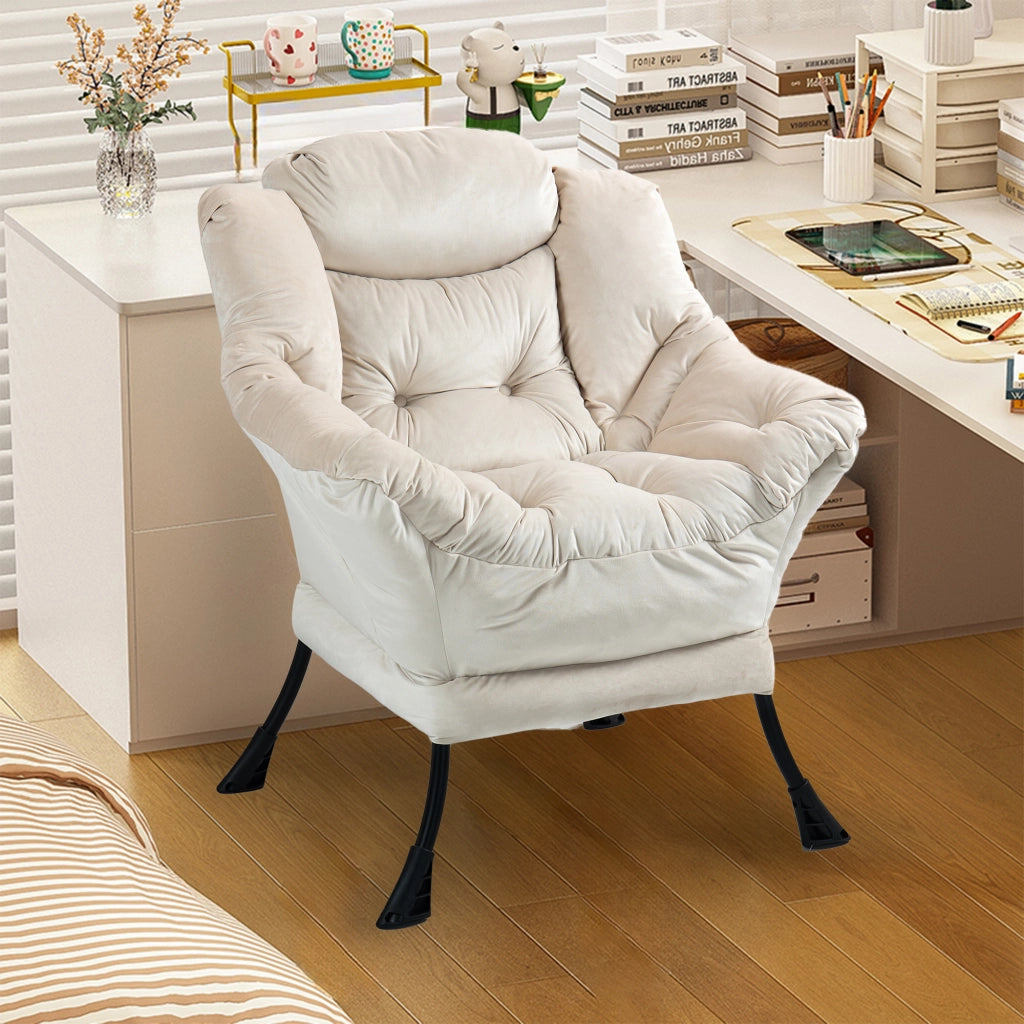 POLTRONA Relax con struttura in metallo, colore kaki