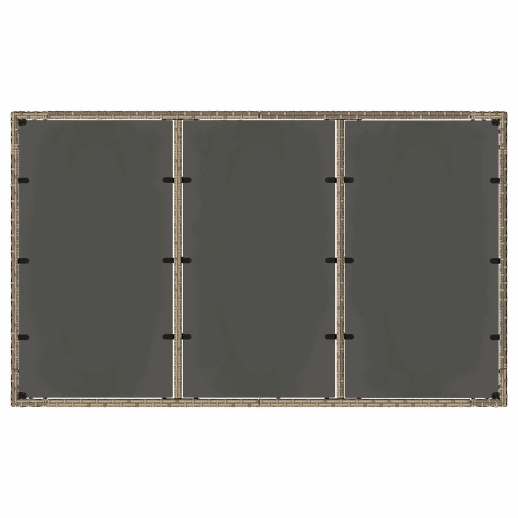 Set da pranzo per esterni 5 pz polyrattan 3422324