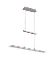 Lampada a sospensione lineare MILOS vetro cromo LED 5W 4L