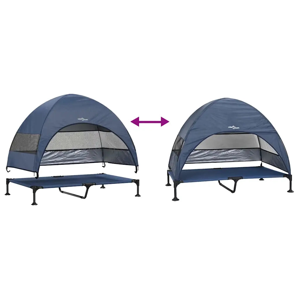 Letto per Cani Elevato Blu navy 127 x 81 x 108 cm CFW4173246