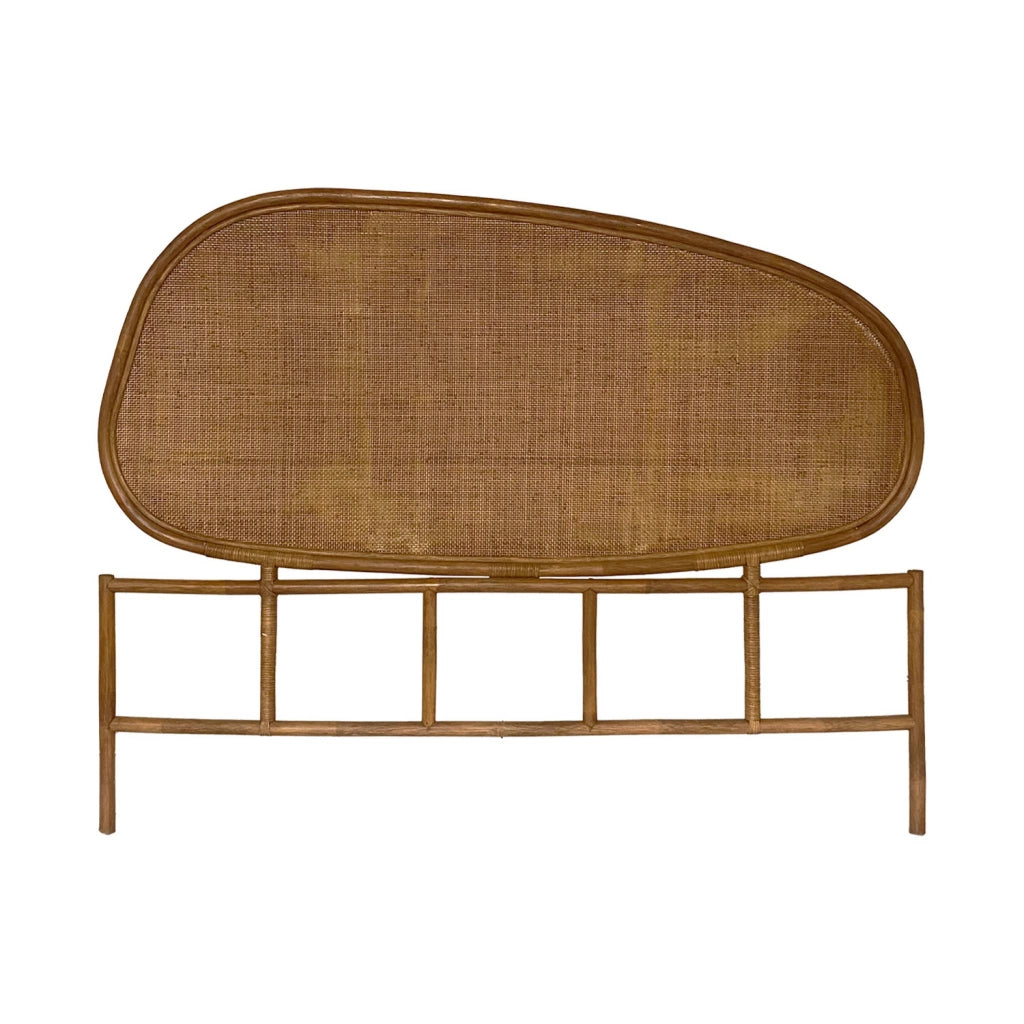 Testata in rattan scuro