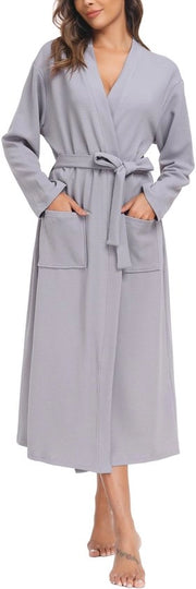 Kimono da bagno con V collo per donna e unisex