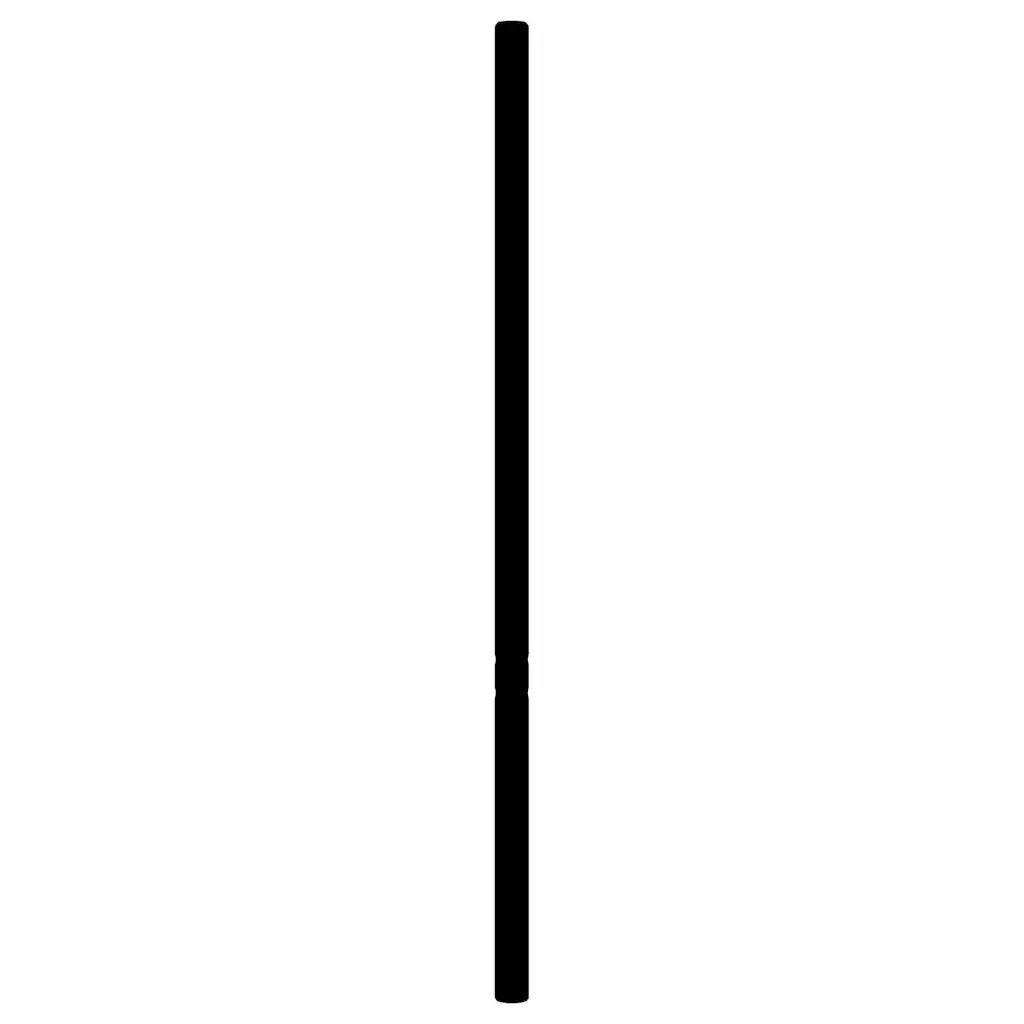 Testiera di Ricambio in Metallo Nero 200 cm 372217