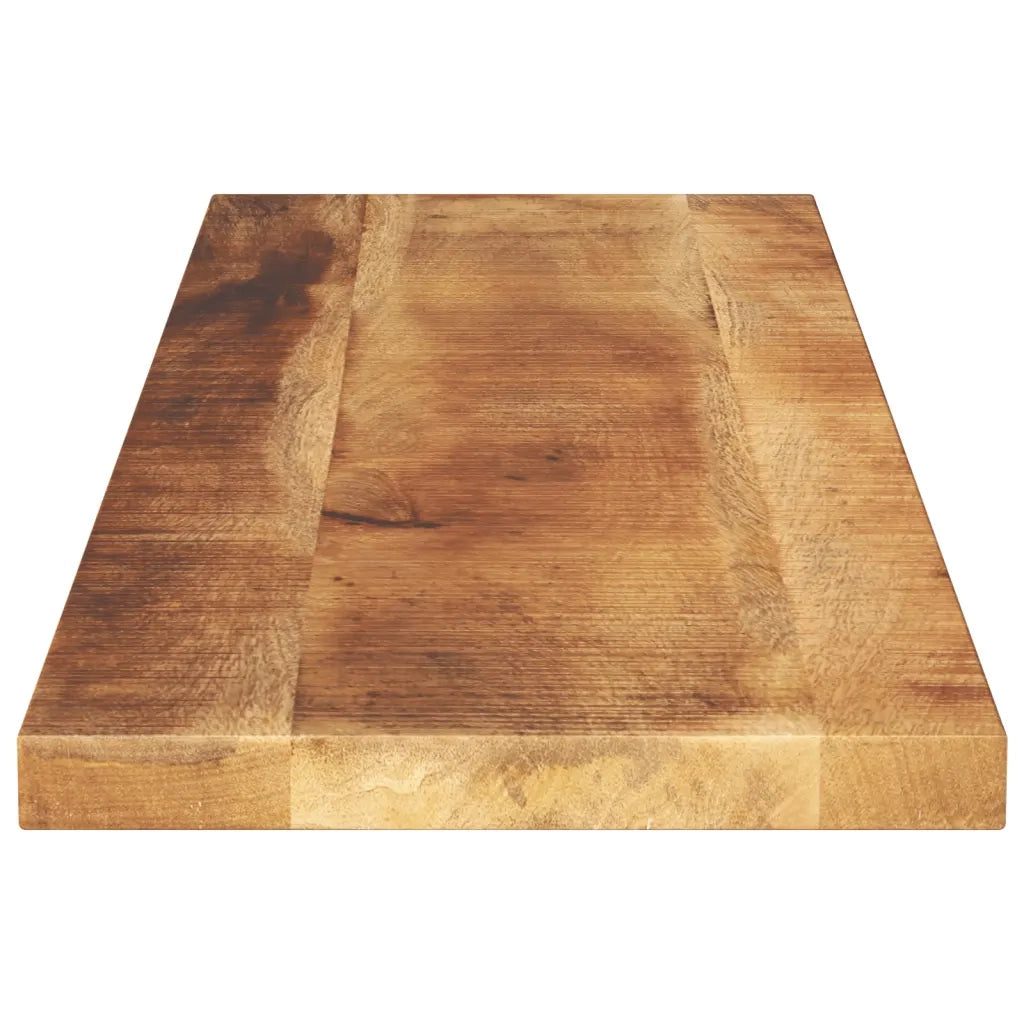 Piano per Tavolo 110x40x2,5cm Rettangolare Legno Mango Grezzo 371310