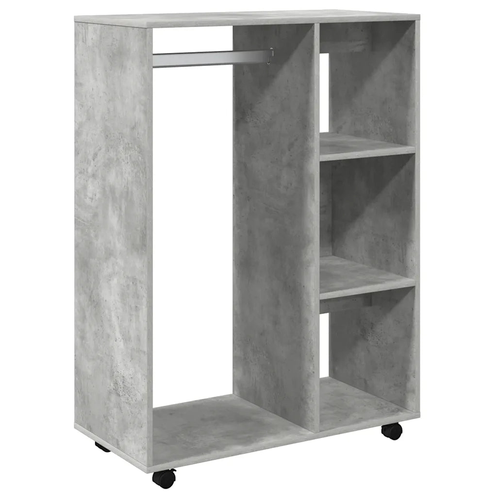 Armadio Grigio Cemento 80x40x110 cm in Legno Multistrato CFW8170327