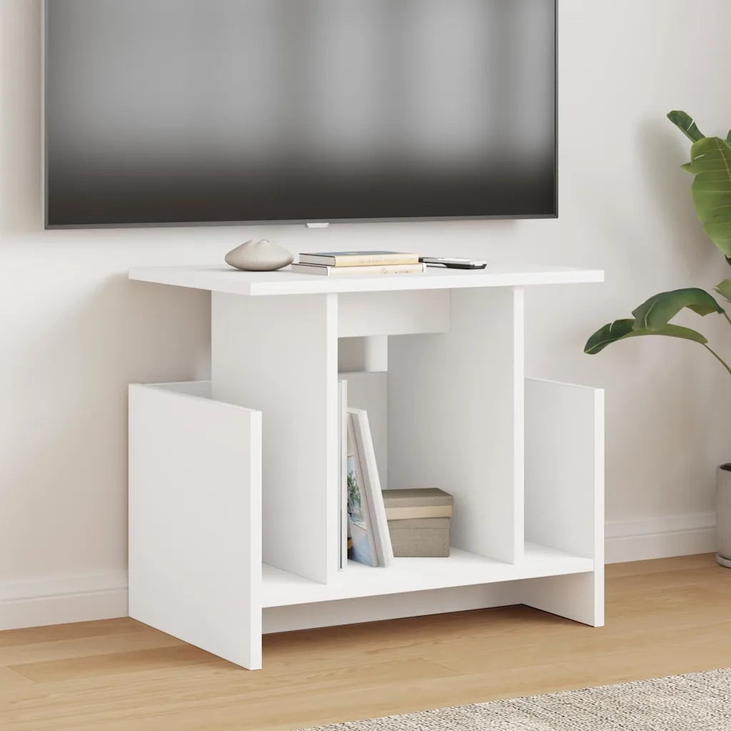 Supporto TV 2 pz-Credenza per TV-Mobile TV Bianco 50 x 35 x 45 cm Legno multistrato