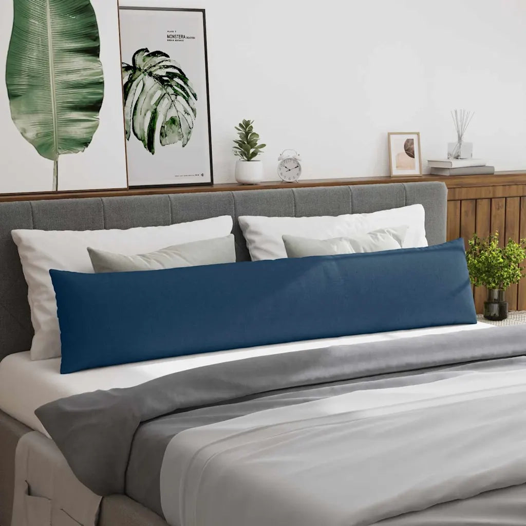 Cuscini da Divano 2 pcs Blu 200 x 40 cm Tessuto 42013876