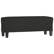Panca Nera 100x35x41 cm in Tessuto CFW8181145