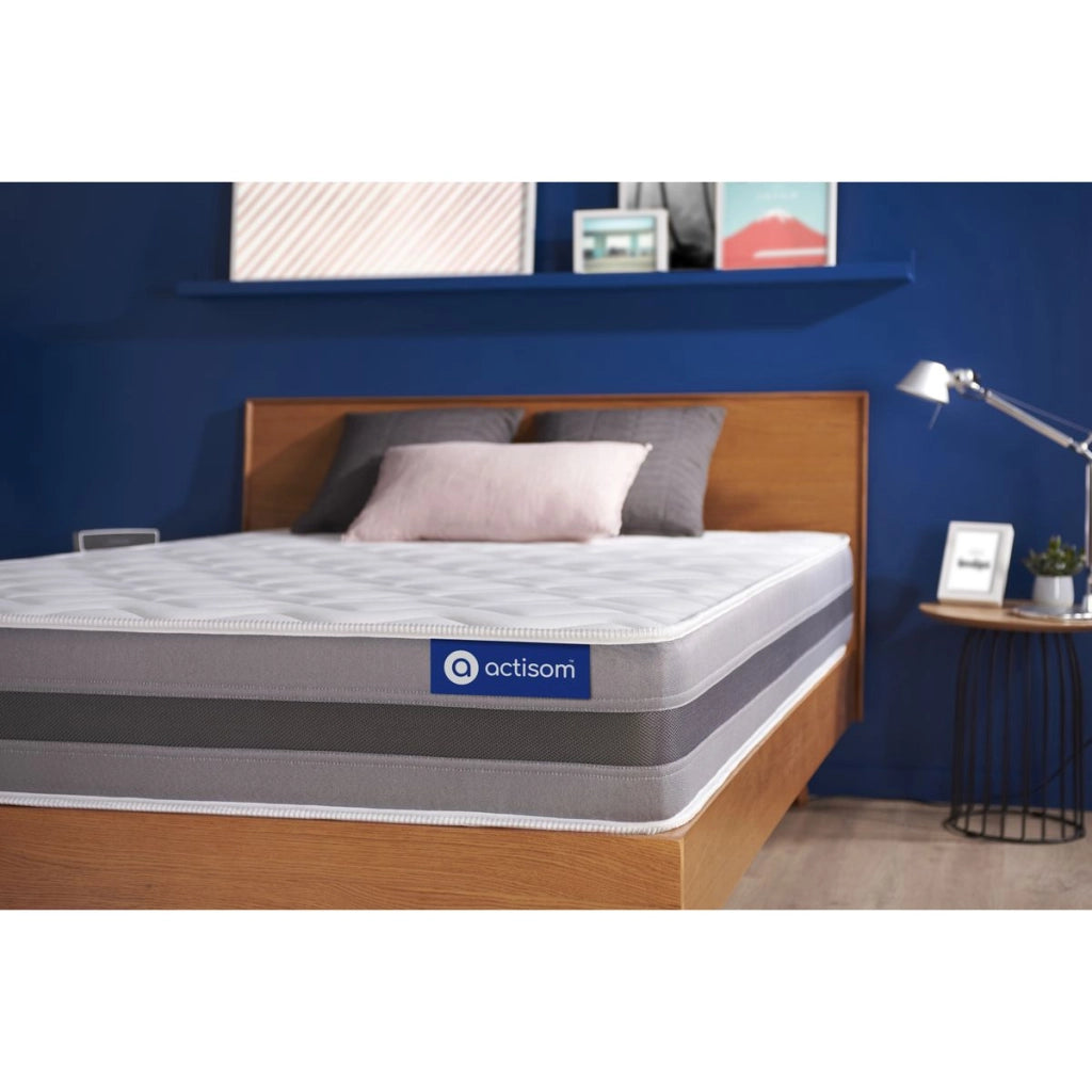 Materasso Actiflex relax 90x180cm - Spessore : 24cm - Molle insacchettate e memory foam - Moderatamente rigido