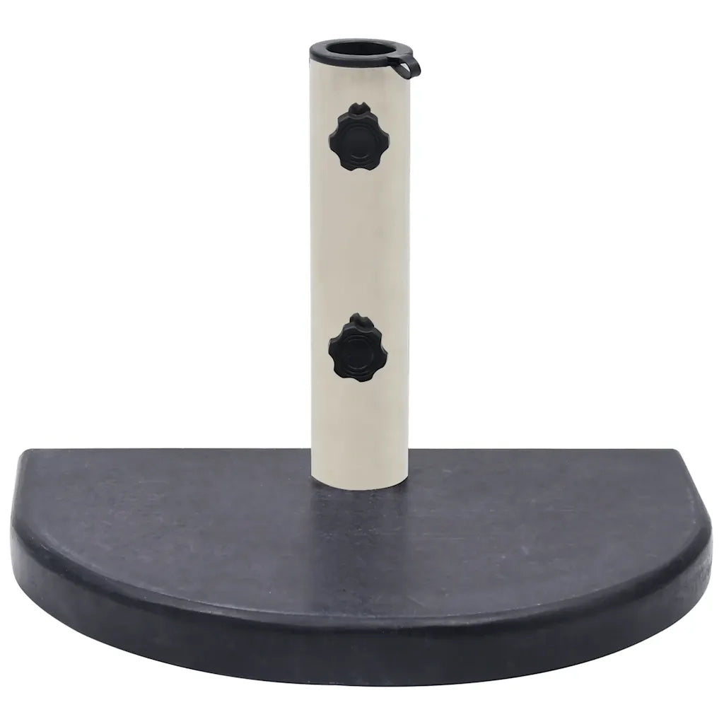 Base per Ombrellone Nera 40x28x4 cm in Granito 313668