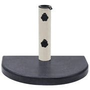 Base per Ombrellone Nera 40x28x4 cm in Granito 313668