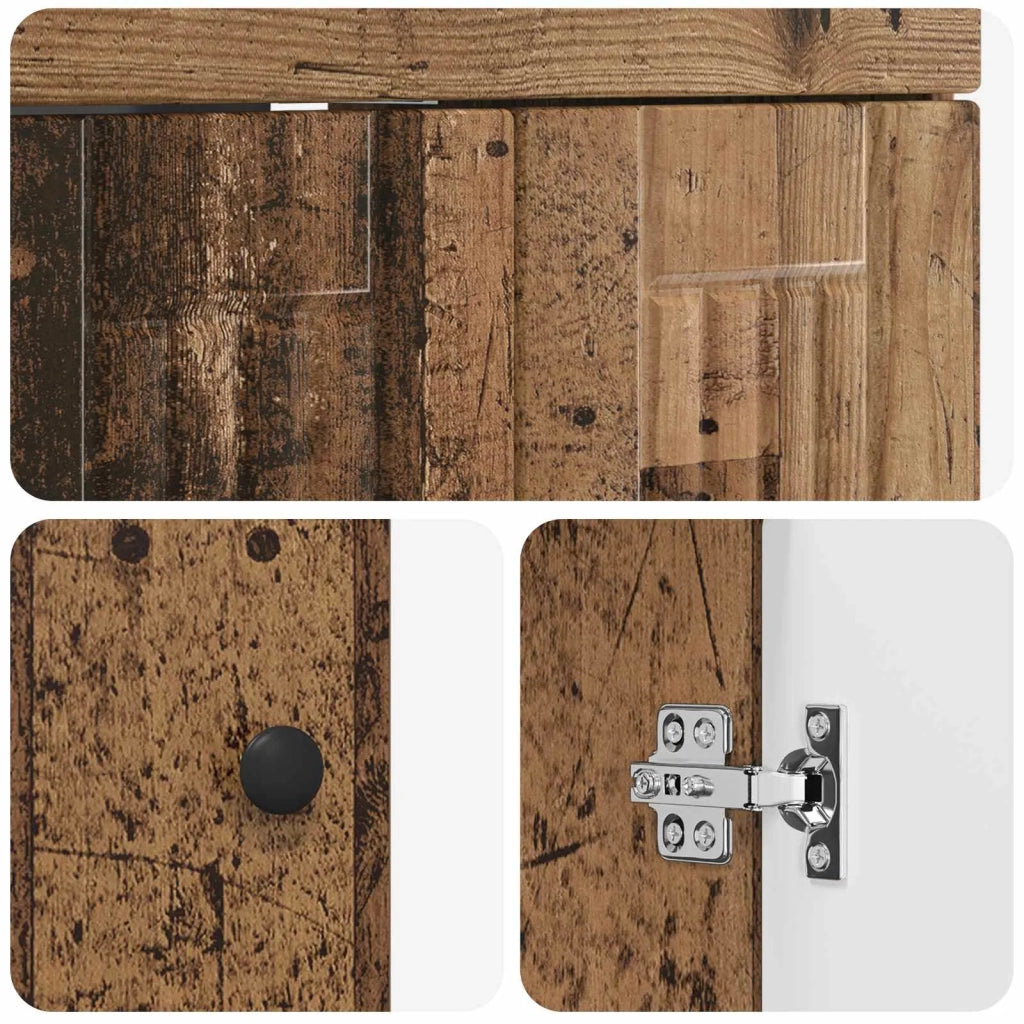 Set di mobili per il bagno Legno antico 78,5 x 37,5 x 81 cm 3404202