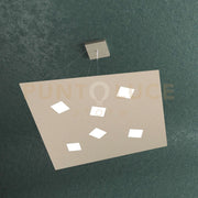 NOTE SOSPENSIONE 6 LUCI ATTACCO GX53 SABBIA