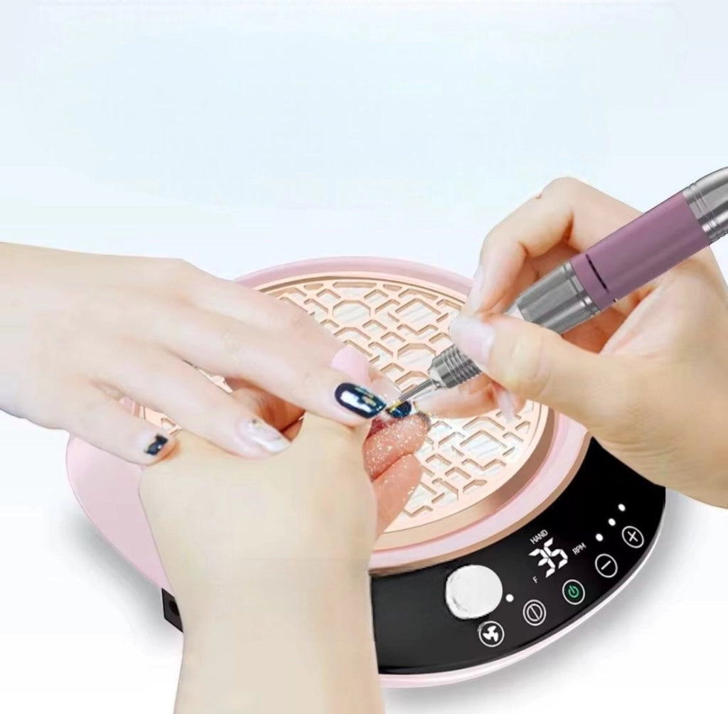 Fresa Per Unghie Manicure Pedicure Professionale 3500 giri 80W Display ZSDQ-805