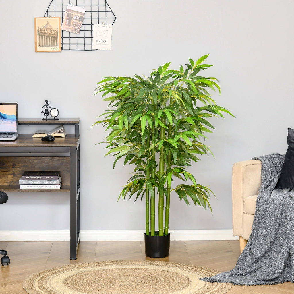Pianta artificiale bamb¨´ ¨C Minimal ¨C 140 cm con vaso verde