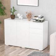 MADIA con 2 cassetti e 3 ante 117x36x74 cm Bianca