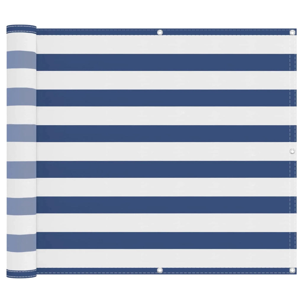 Schermo da balcone | Paravento da Balcone Blu e Bianco 90 x 200 cm