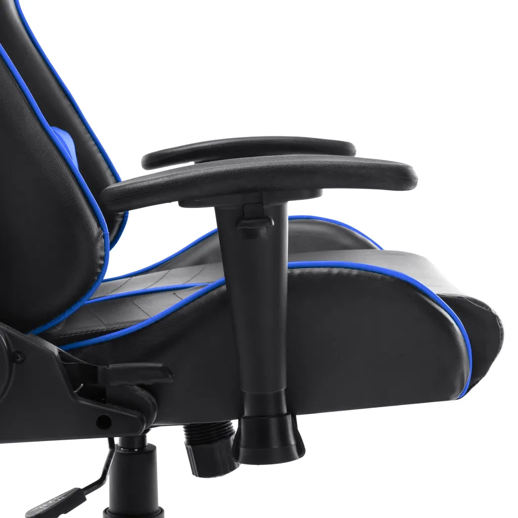 Sedia da Gaming | Sedia da e-sports Blu e Nera in Similpelle