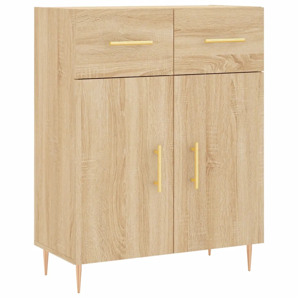 Credenza Rovere Sonoma 69,5x34x180 cm in Legno Multistrato 3199868