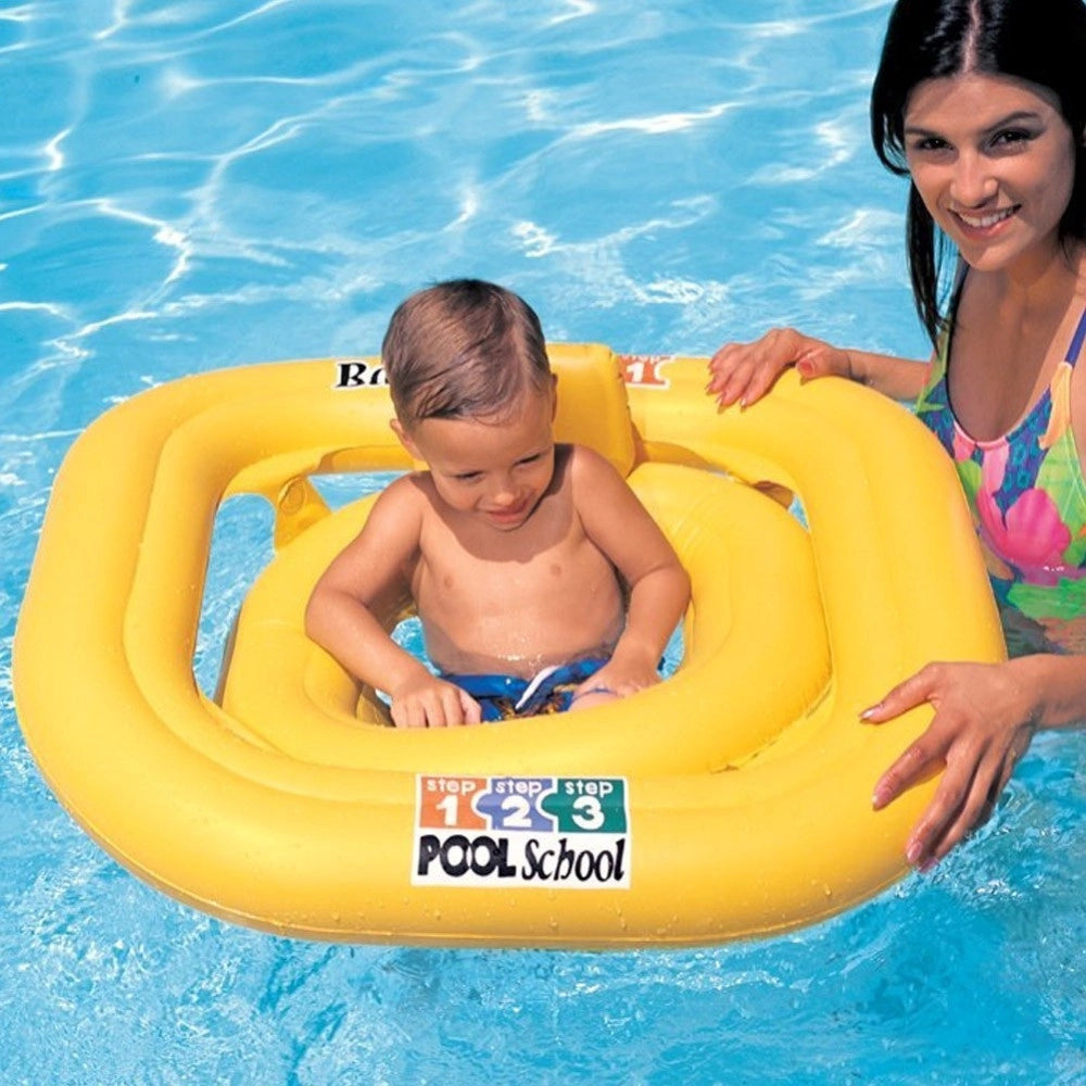 Salvagente Gonfiabile Bambino Neonato Mare Con Muandina E Schienale 79 X 79 Cm         