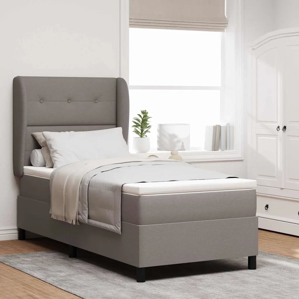 Letto a molle con materasso Talpa 90 x 200 cm Tessuto 3340547